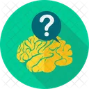 Brain and question  Icon