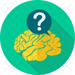 Brain and question  Icon