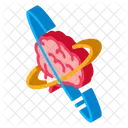 Brain Center Atom Icon