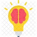 Brain Bulb  Icon