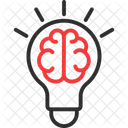 Brain Bulb  Icon