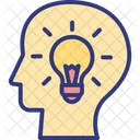 Brain Capability Brainstorming Innovation Icon