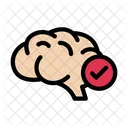 Brain Mind Check Icon