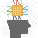 Brain Chip Artificial Icon