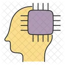 Brain Chip Ai Brain Artificial Intelligence Icon