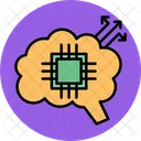 Brain Chip Brain Head Icon