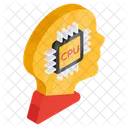 Brain Chip Ai Brain Artificial Intelligence Icon