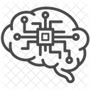 Brain Chip Chip Digital Brain Icon