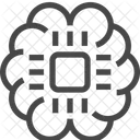 Brain Chip Chip Icon