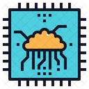 Brain Chip Core Icon