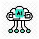 Artificial Intelligence Computer Tech Icon