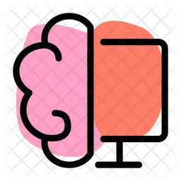 Brain Computer  Icon