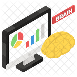 Brain Computer Interface Icon - Download in Flat Style