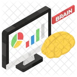 Brain Computer Interface Icon - Download in Flat Style