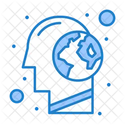 Brain Earth  Icon