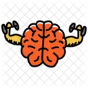 Brain Fitness Brain Exercise Brain Training Icon