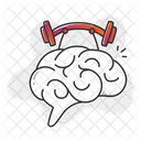 Brain Fitness Physical Fitness Cognitive Health Icon