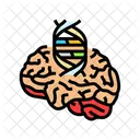 Brain Genetic Marker Icon