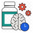 Brain Health Cognitive Enhancers Supplements Icon