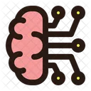 Brain Circuit Ai Icon