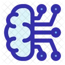 Brain Circuit Ai Icon