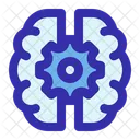 Brain Gear Ai Icon