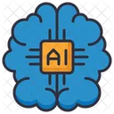 Brain Machine Learning Icon