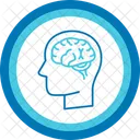 Brain Mental Health Mind Cognition Intelligence Neurology Icon