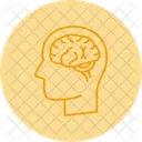 Brain Mental Health Mind Cognition Intelligence Neurology Icon