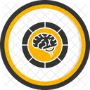 Brain Mental Health Mind Cognition Intelligence Neurology Icon