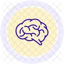 Brain Black Outline Icon Icon