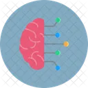 Brain Mind Technology Icon