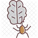 Brain Spider Horror Icon