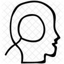 Brain Magnifying Mental Icon