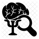 Brain Search Psychology Icon