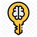 Brain Key Icon