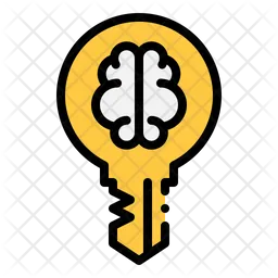 Brain key  Icon