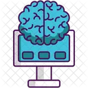 Brain Machine Interface Brain Mind Icon