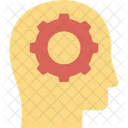 Brain Cog Brain Gear Brainstorm Icon