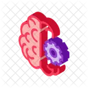 Brain Gear Technology Icon