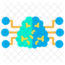 Brain  Network  Icon