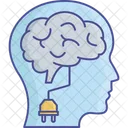 Brain Plug Android Artificial Intelligence Icon