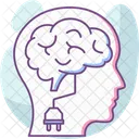 Brain plug  Icon