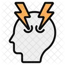 Brain Power Mind Energy Brainstorming Icon
