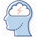 Brain Power Brain Energy Creative Brain Icon
