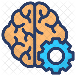 Brain Processing Icon Of Colored Outline Style Available In Svg Png Eps Ai Icon Fonts