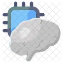 Brain Processor Artificial Intelligence Humanoid Icon