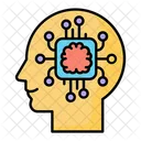 Brain Processor Artificial Intelligence Ai Icon