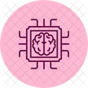 Brain Processor Pentaglow Icon