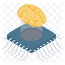 Brain Processor Artificial Intelligence Humanoid Icon